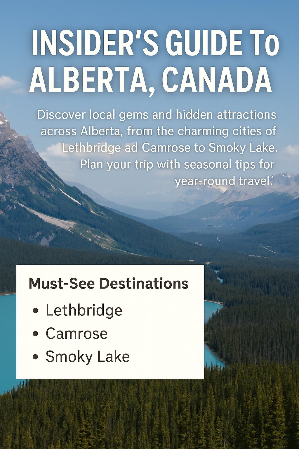 Insider’s Guide to Alberta, Canada: What Locals Know and Visitors Must Discover